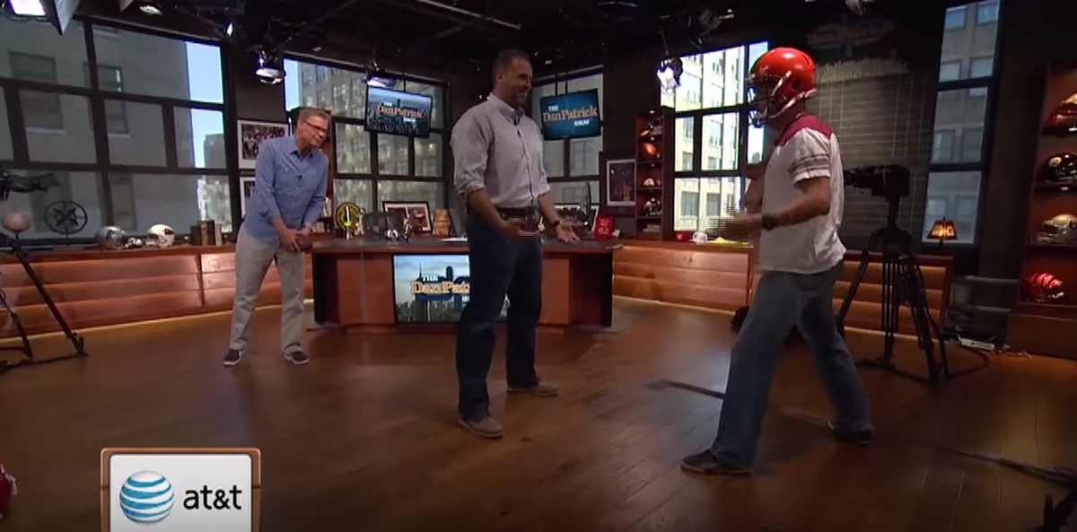 dpshow's tweet photo. Paulie tries to pass rush @ShaunOHara60 https://t.co/PcqeZ4lthB http://t.co/dP3w04EwkK