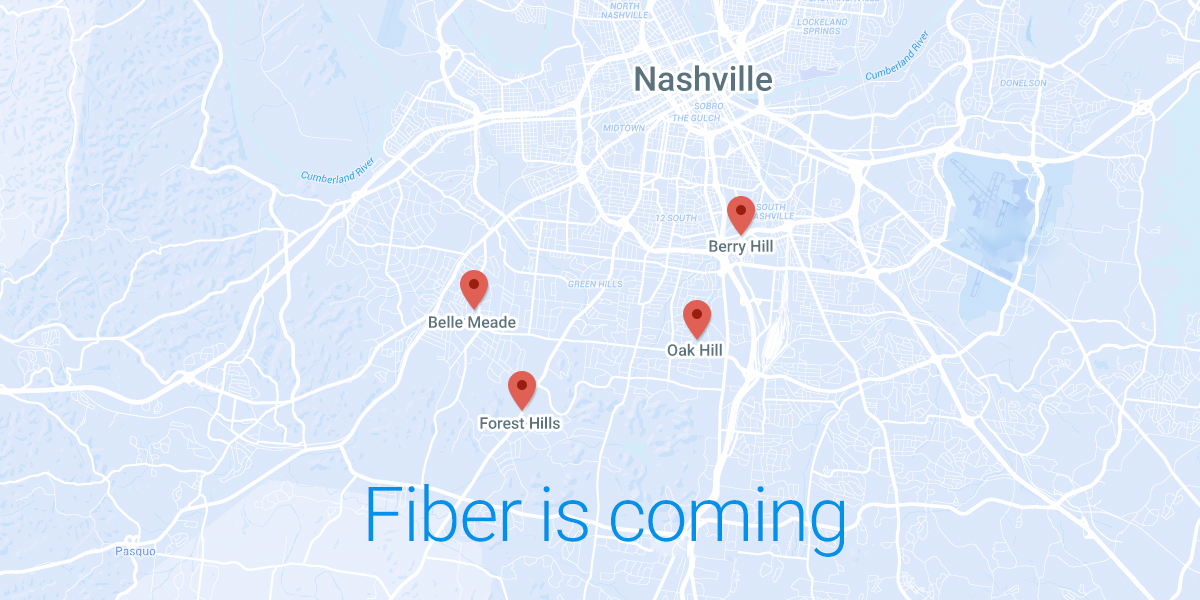 googlefiber's tweet photo. Fiber is coming to more communities in the Nashville area. See where and sign up for updates: http://t.co/4L1PGiaalj http://t.co/ukI3bCwT6c
