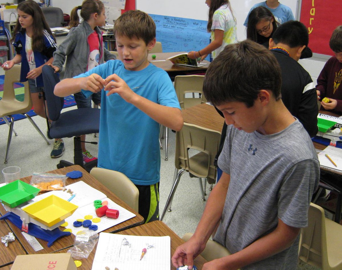 hcpss_wfes's tweet photo. 5th grade made asteroid models, measuring the mass of materials used.
#DevelopingModels
#ScientificPractices http://t.co/zcme87ucdQ