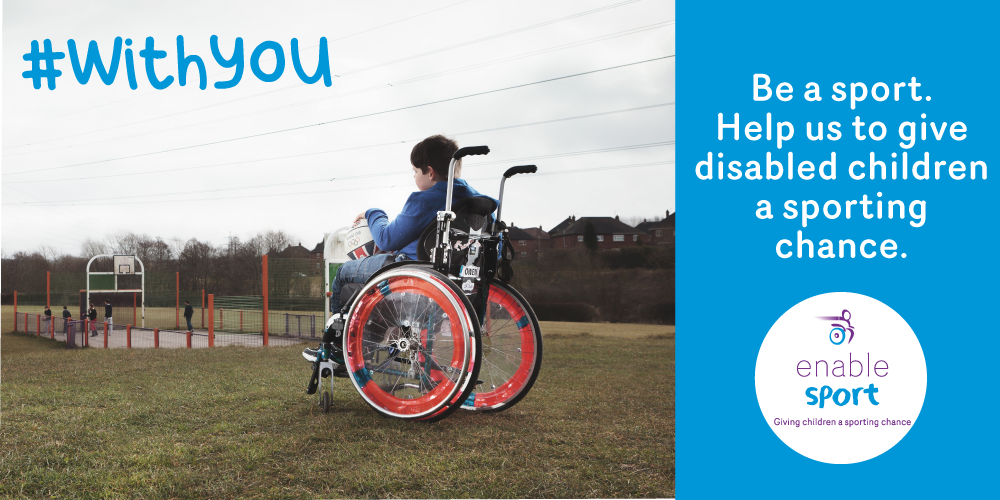 caudwellkids's tweet photo. Let's give disabled children the sporting chance they deserve!
Donate & support #EnableSport: http://t.co/oPTpJUa5Un http://t.co/iKRYkgJWQy