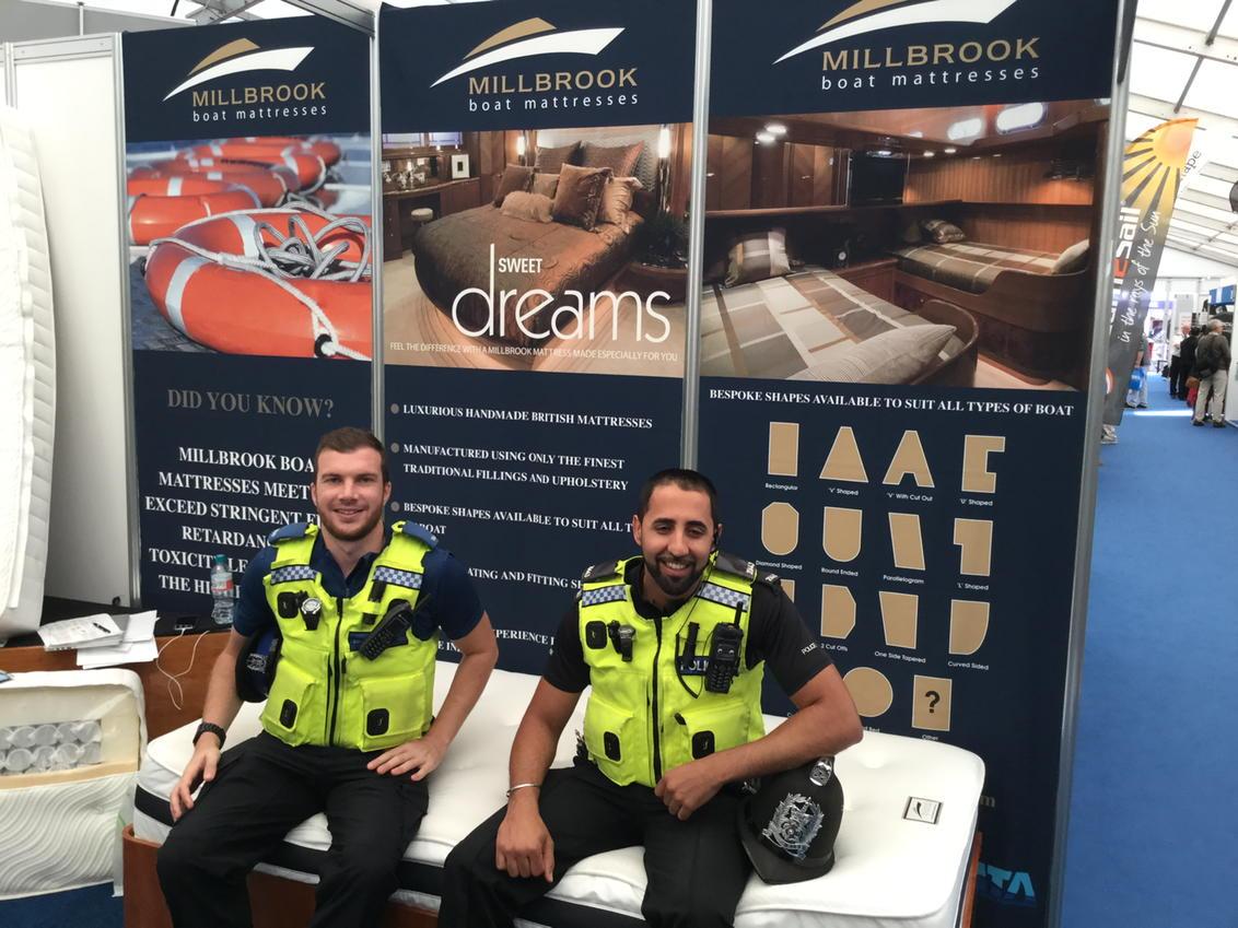 Our hard working Police Officers taking a well earned rest #sbs15
