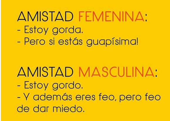 incoherencia_'s tweet photo. Amistades masculinas VS Amistades femeninas. http://t.co/svMIkoZh5q