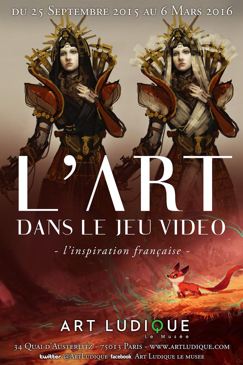 ArtsLudiques's tweet photo. Expo "L'art dans le jeu vidéo" J -8
#art #exposition #paris #jeuxvideo #MadeInFrance http://t.co/8xvUexZfqH