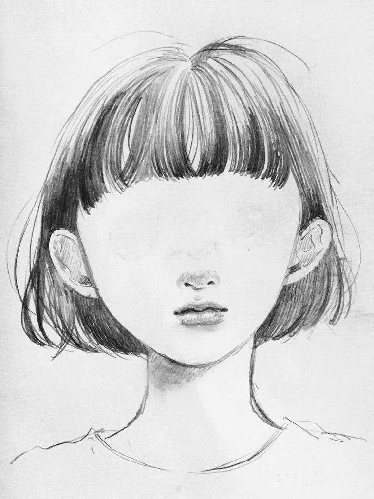 イラストの目の部分を別の人に描いてもらったらこうなった Togetter