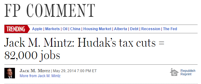 pressprogress's tweet photo. Stephen Harper's corporate "tax expert" was also a big fan of #HudakMath? #cdnpoli #elxn42 #onpoli #LPC #NDP #GPC http://t.co/fgjYvgtZxI