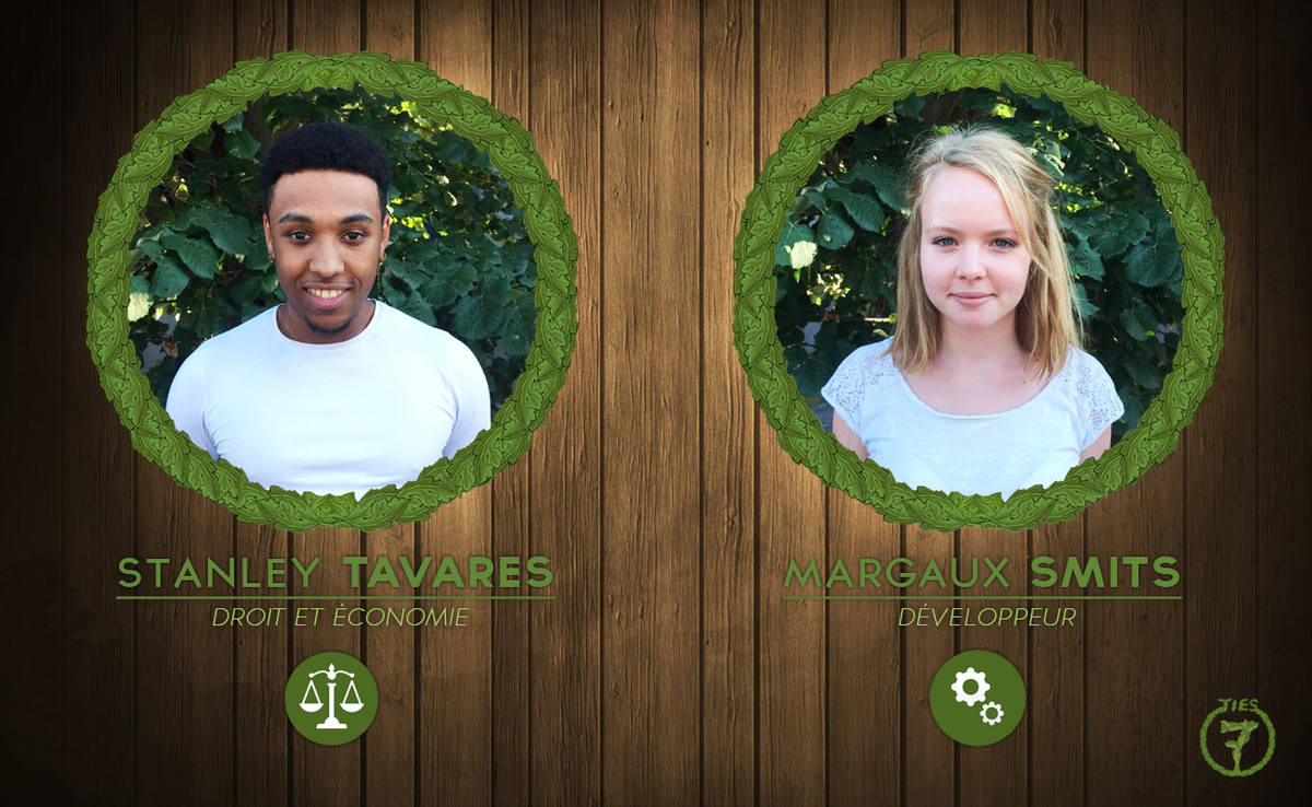 agence7ties's tweet image. Faites la connaissance avec Stanley Tavares #ecodroit et Margaux Smits #developpeur! #7TIES