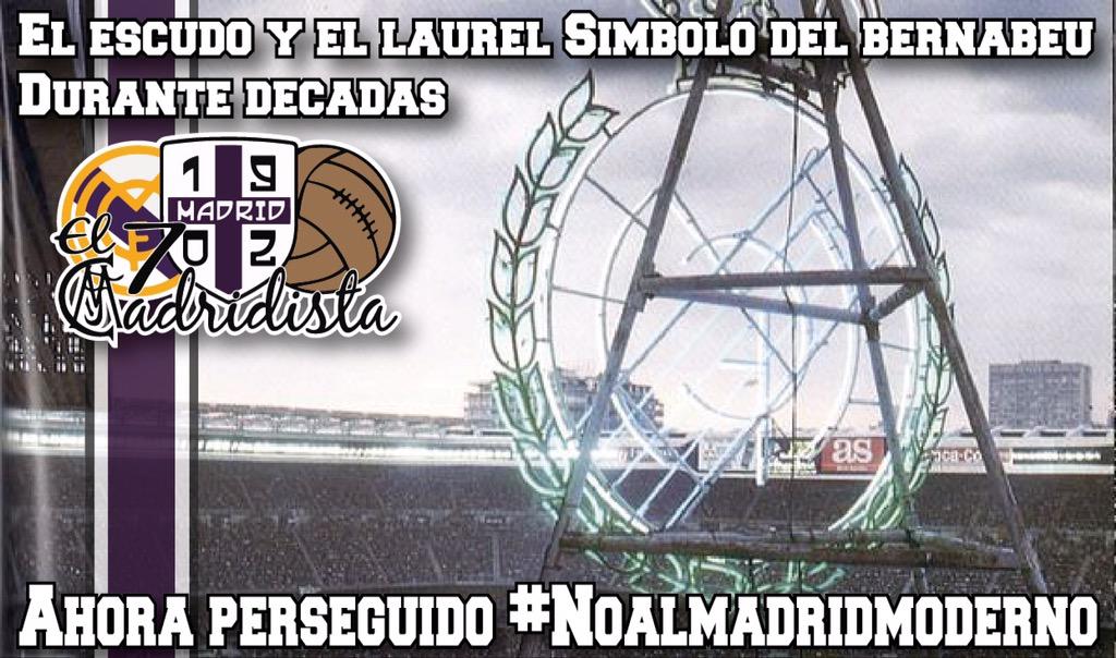 EL7MADRIDISTA's tweet photo. EL ESCUDO Y EL LAUREL SÍMBOLO DEL BERNABÉU!!! #RealMadridFreedom
#RealMadridFreedom
#RealMadridFreedom http://t.co/OYZC79WWGZ