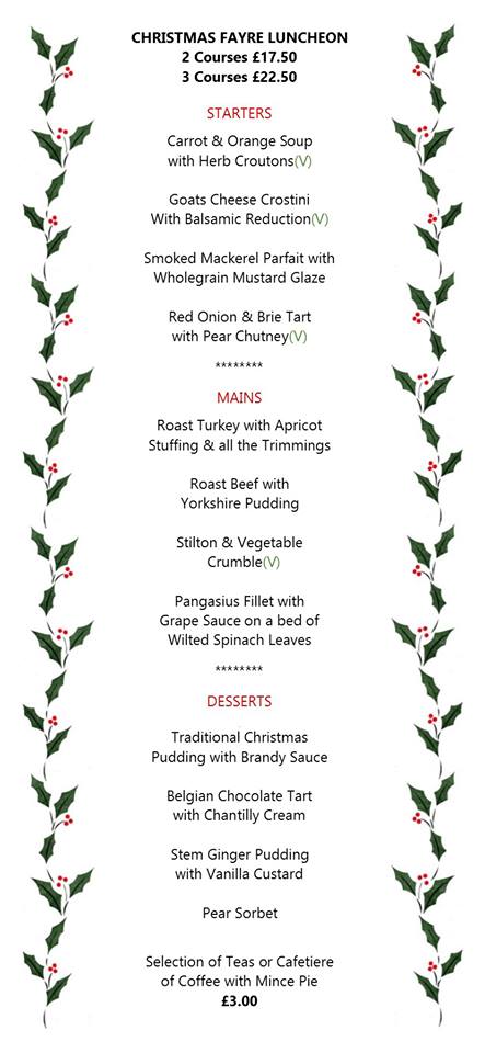 We are now taking booking for the Christmas period. Please get in contact #Christmas2015 #christmasmenu