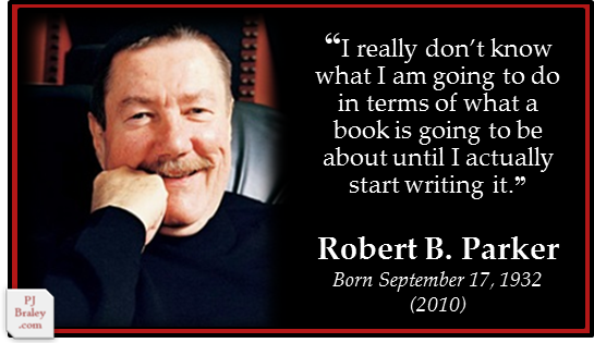 Happy Robert B. Parker, award-winning American writer.  on 