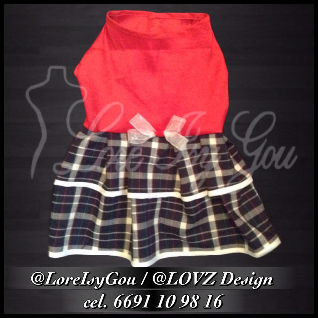 LovzDesign's tweet photo. #LOVZDesign #PrendasparaMascotas #VestidosparaMascotas #Vestido #Mascotas #Cuadros #Escoses http://t.co/HxMzZL3xSP