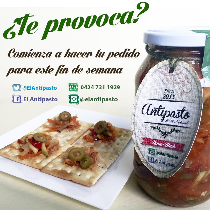 ElAntipasto's tweet photo. Ya comenzamos a tomar los pedidos para esta semana https://t.co/oEJ2KQoDWC http://t.co/mrWKAcY8Br