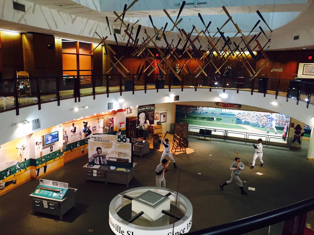 Juddusaimage's tweet photo. Slugger museum after hours checking out our work @sluggernation http://t.co/QYjED5Tpt3
