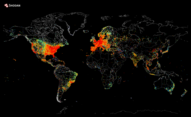 A Map of Every Device in the World That's Connected to the Internet buff.ly/1UzoCJh