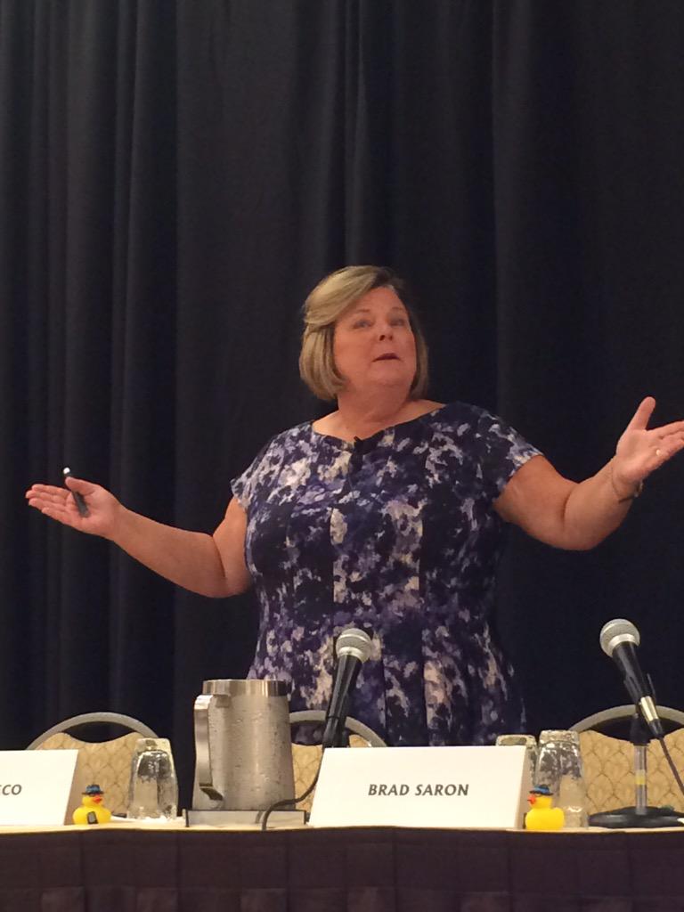 WASDA's tweet photo. Joann Sternke @jsternke starts the afternoon with some well deserved thank yous! #WASDA2015 http://t.co/sQtYCyqg1w