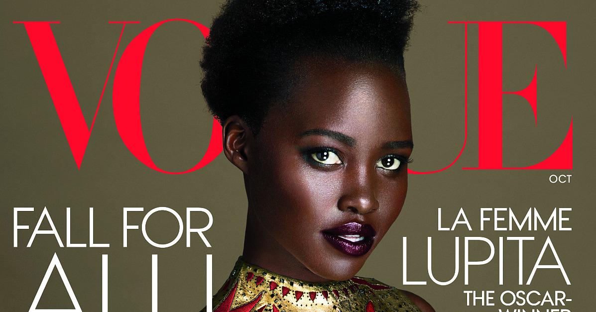 POPSUGARFashion's tweet image. Lupita Nyong'o is perfection on the cover of Vogue — again, via @HPLifestyle popsu.gr/38440921