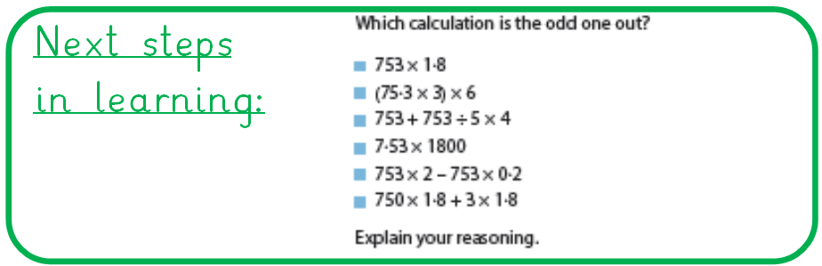 ConceptualMaths's tweet image. Year 6: place value and multiplicative relationships
#nextstepsinlearning