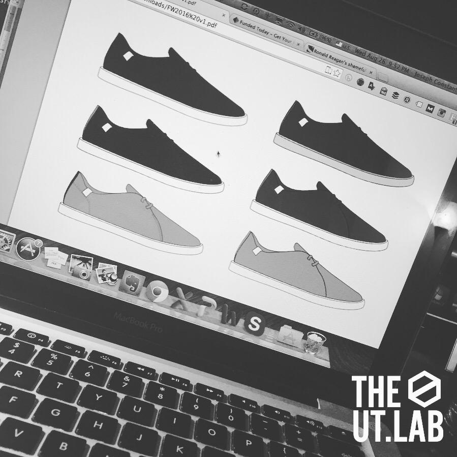 THEUTLAB's tweet photo. Burning the midnight oil. Design in Progress. #theutlab #behindthelab #shoes #fw2015 #ss2016 #ninja #kickstagram http://t.co/jupCDlmqsc