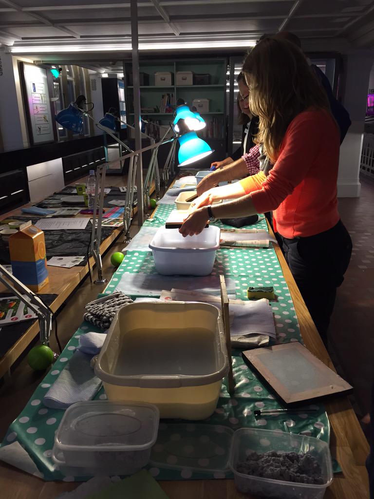 MM_Connects's tweet photo. Recycled paper in 5 minutes? Impressive stuff @TheStudyMcr for #TMTheStudy http://t.co/cmBJvyLEAT