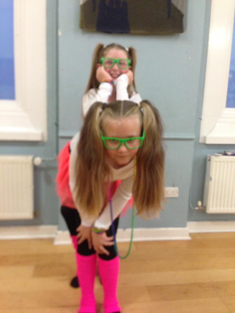 KaceyPEEK's tweet photo. Our 80s Rockers getting ready to film their music video #ArtsAward http://t.co/BfcdpllNfR