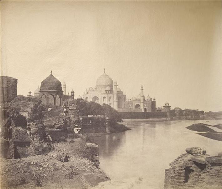 Amazing Historical Photo of Taj Mahal, India in 1855 