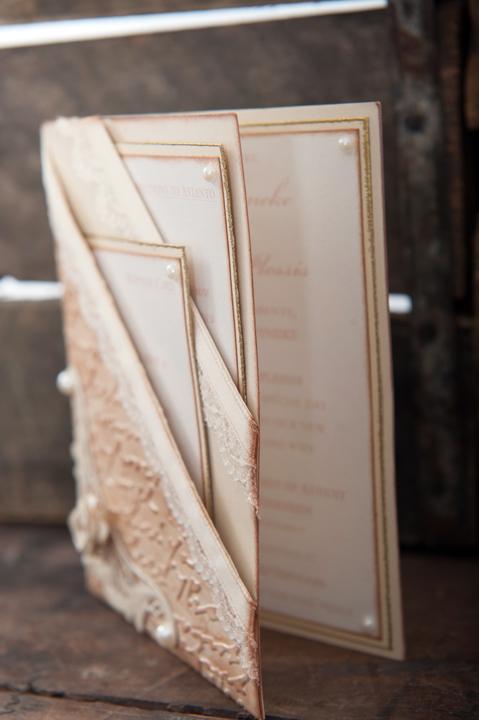 Vintage inspired wedding invitations by Enchanted Lily at enchanted-lily.co.za