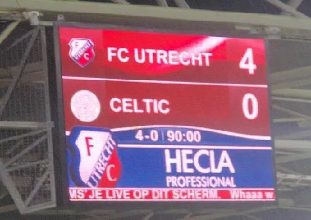 SVFCUtrecht's tweet photo. Celtic thuis, makkie. http://t.co/EJwOTlNMKy