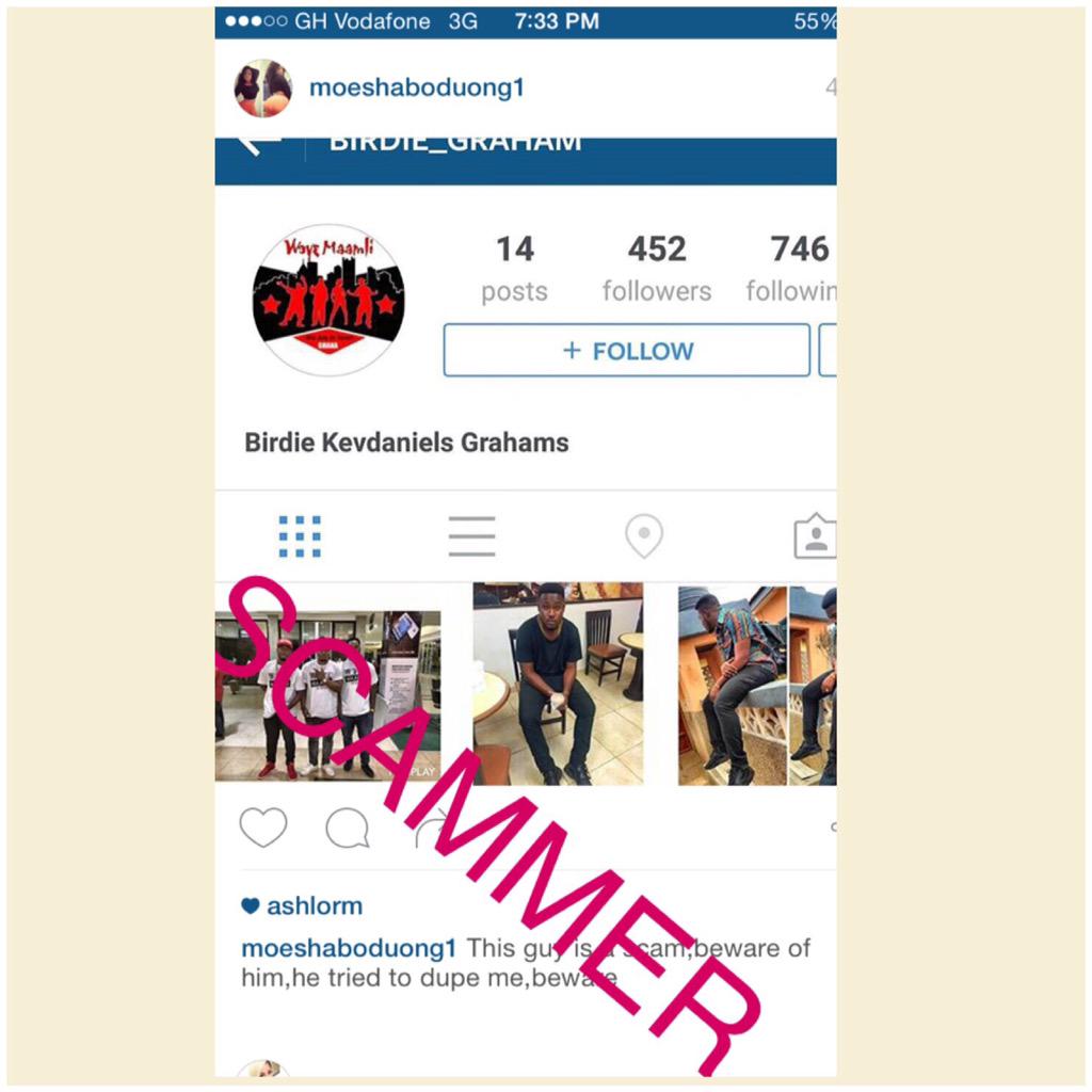 #SCAMMERSALERT FAKE ACCOUNTS ON IG POSING AS ME... Help me block these people