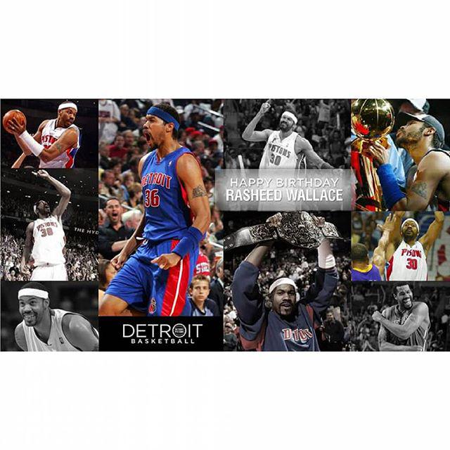   Pistons__Nation: Happy 41st birthday to Rasheed Wallace! 
