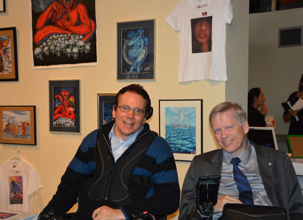 sam_sullivan's tweet photo. With Artist Art Jonker at #ProjectEverybody #Yaletown http://t.co/m5YpeMzRZ7