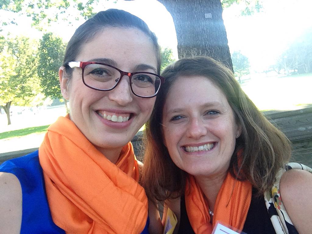 MSactivist's tweet photo. A huge thank you to our #MSsctivist researchers Jennifer (Hopkins) and Lori (Emory) for joining the #RallyMedRes http://t.co/e6mQevM7L7