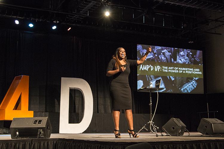 impactdcd's tweet photo. Thank you @TashionMacon for sharing powerful words of marketing wisdom at #4DLC #impactdcd #culturalactivist http://t.co/V6Erc2R7sF
