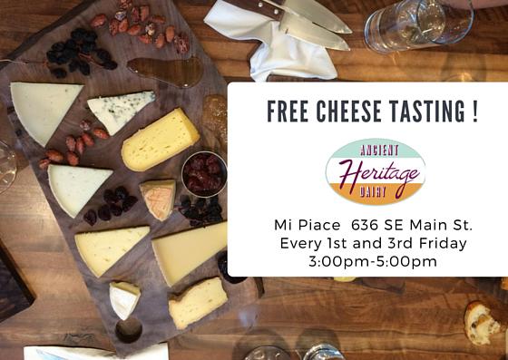 ancientheritage's tweet photo. Feasters! Visit the creamery @MiPiacePDX  for free cheese tasting. This Friday 3-5pm - 636 SE Main. #FeastPDX #PDX http://t.co/M3zGTpeUEE