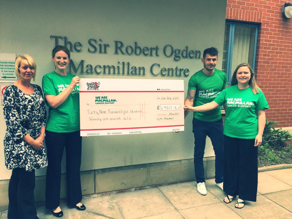 coast_run's tweet photo. Final fundraising amount £49,821 for @MacmillanWYorks @macmillancancer #cancer #jointhefight http://t.co/elTjM7DS9t