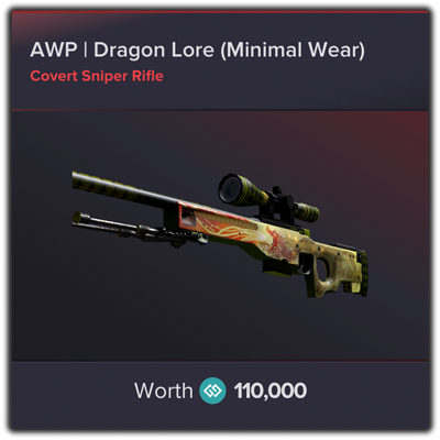 SkinzGG's tweet image. We are giving away: AWP | DRAGONLORE worth $1,100! Follow, RT &amp;amp; join skinz.gg 2 enter! #CSGOgiveaway