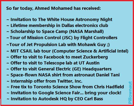 AAPremlall's tweet photo. Look what happens when we stand up for the world we want.
#AhmedMohamed #IStandWithAhmed #Islamophobia http://t.co/2Bi1ZqrGzq