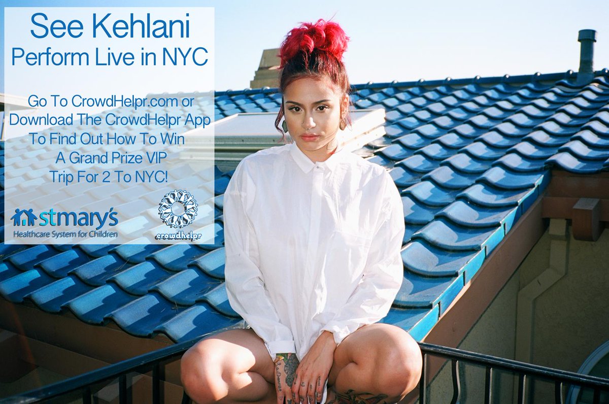 #Kehlani will be performing in NYC to benefit <a href="/StMarysKidsNY/">St. Mary's Kids</a>! download @Crowdhelpr for a chance to win a trip for 2
