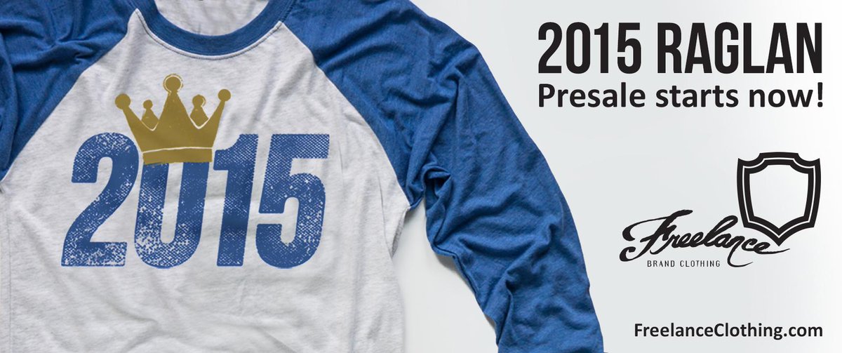 freelancekc's tweet photo. Be the first to get your 2015 Raglan by ordering during PRESALE!
http://t.co/rp1Hkb3mgI
#ForeverRoyal #RedThursday http://t.co/6z7H3i4qms