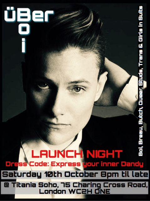BarTitania's tweet photo. Don't miss the Launch of the Brand New Night uBer Boi! #Butchisback @g3editor @planetlondon http://t.co/rusTEdndEF