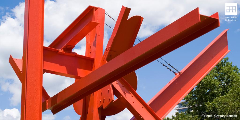 Happy birthday to artist Mark di Suvero, known for his steel I-beam sculptures  