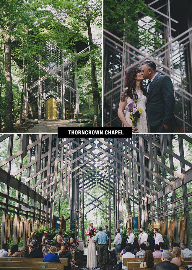 Inspire_Wedding's tweet photo. Thorncrown Chapel wedding venue in Arkansas is a modern styled, glass cathedral in the woods http://t.co/497RO36Fac http://t.co/Nk6N3yL5aU