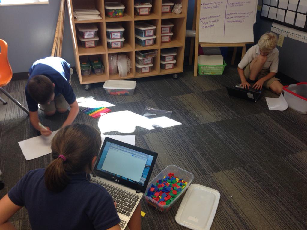 AMTRutledge's tweet photo. Individualized math #inquiry stations help us learn more about curiosity projects in math club #ipromini #mvpschool http://t.co/9VKcUdm5nw