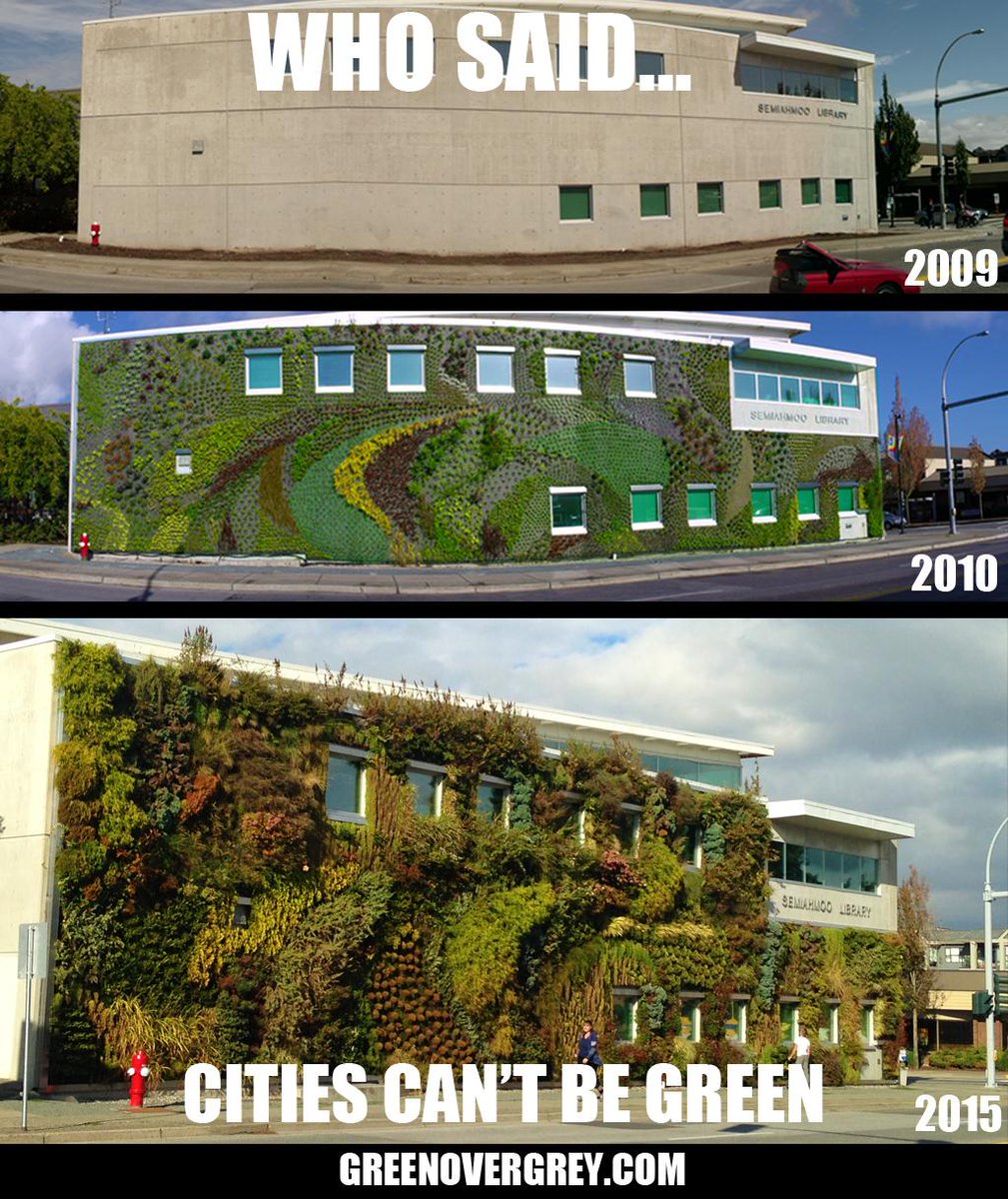 GreenOverGrey's tweet photo. Who said cities can't be #green? Happy 5 year Bday! Semiahmoo Library #LivingWall
@surreylibrary @CityofSurrey http://t.co/GglIOlwwmn