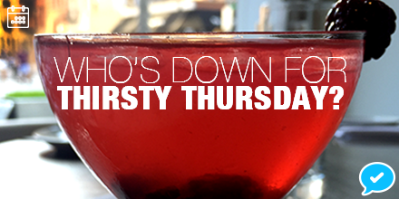 begroupd's tweet photo. One of those days? Ask #begroupd ๐น Get it now at http://t.co/N83rwqA0Br
#thirstythursday #happyhour #drinks #rsvp http://t.co/kQYlhu5WaE