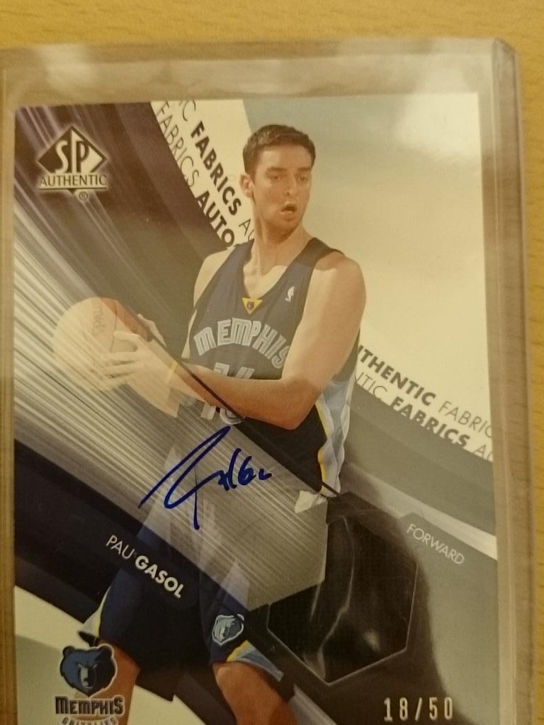 SuperCollectors's tweet image. Pau Gasol: 40/11!No tenemos palabras...bueno sí, aprovechad mientras aún tenemos cards suyas supercollectors.es