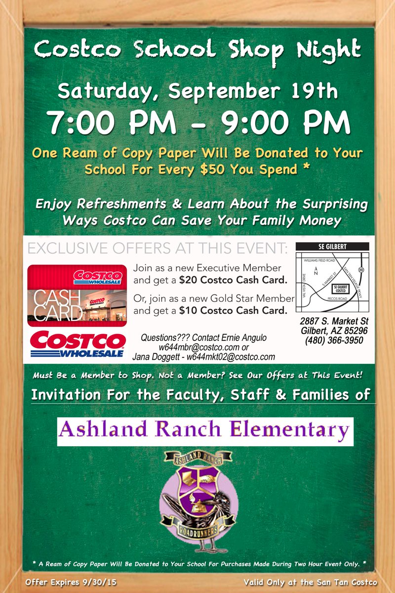 Rocco On Twitter Santan Costco School Shop Night Sept 19th 7