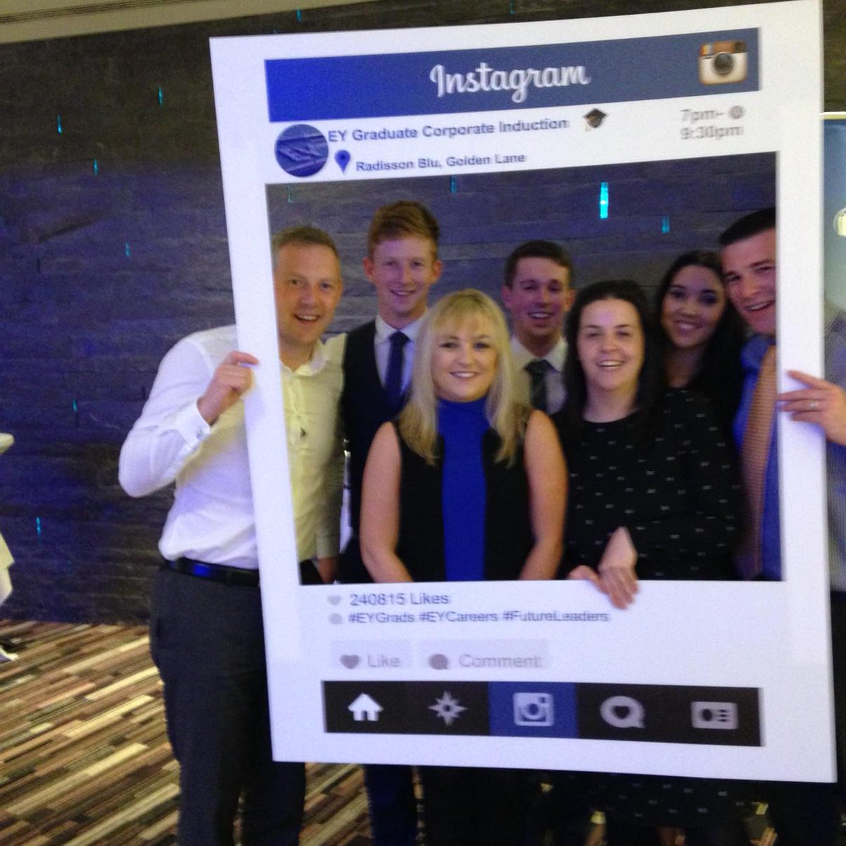 dfrsmj's tweet photo. #eygrad waterford office http://t.co/5wlcKI3Obw