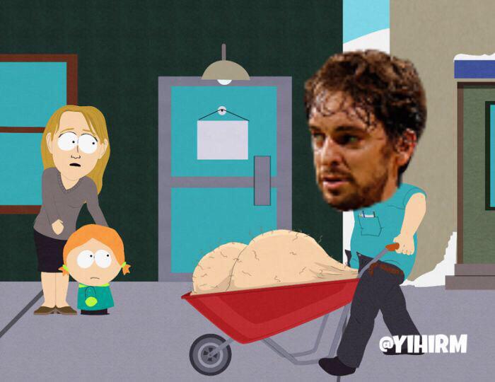 JugadorXIII's tweet photo. 40 puntos, 11 rebotes y 3 tapones. Gracias @paugasol. #YoViJugarAPauGasol http://t.co/nsg1kyW4ua