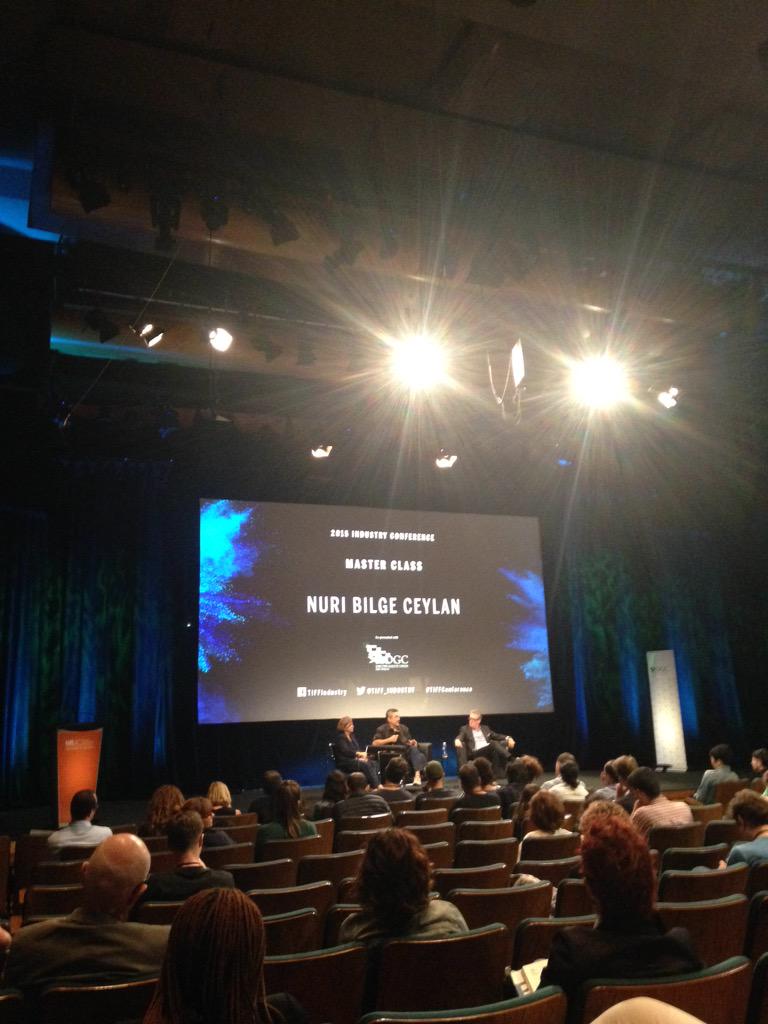 Nuri Bilge Ceylan at Glenn Gould Studio as part of <a href="/TIFF_NET/">TIFF</a>'s Master Class. #turksattiff #TIFF15