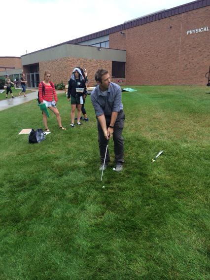 Brad Folkestad getting ready for his PGA tryout