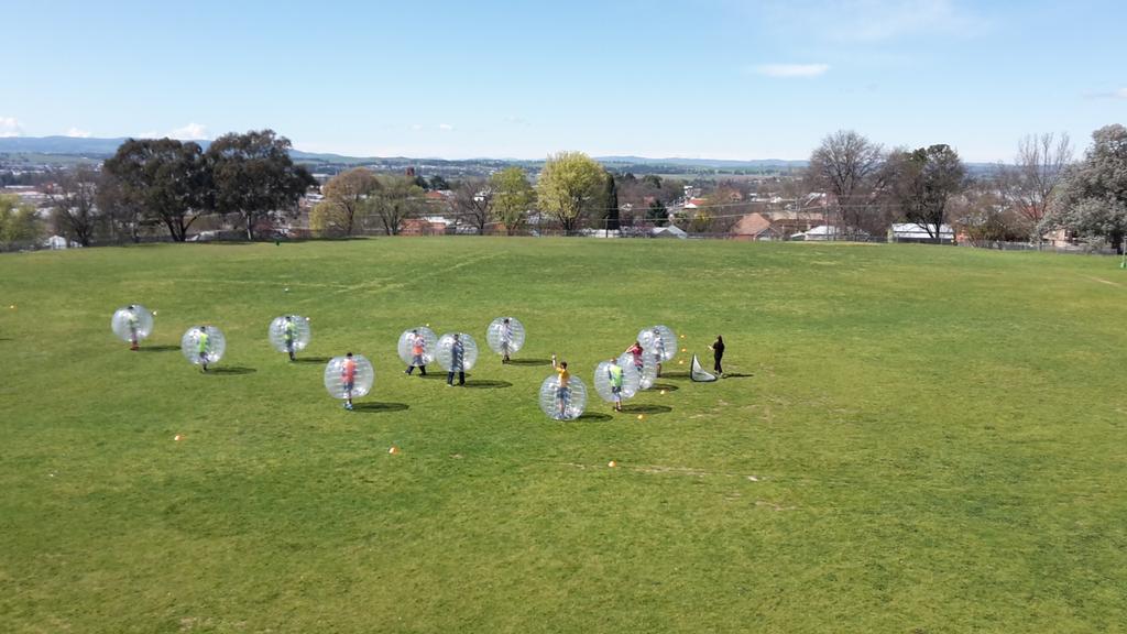 BHC embraces Zorb Soccer.